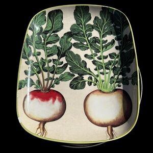 VTG 2012 Williams-Sonoma Farmers Market Radish Serving Platter Rectangle 16 x 13